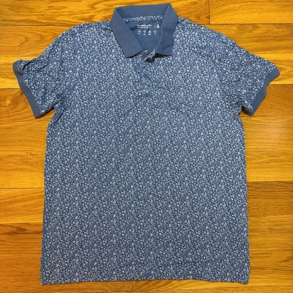 Abercrombie & Fitch 🍸 Soft Air Knit Polo | Cocktail Print | Small - Picture 4 of 5